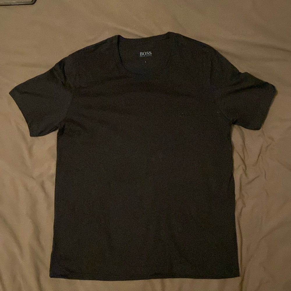 Hugo Boss Mens Black Large T-Shirt